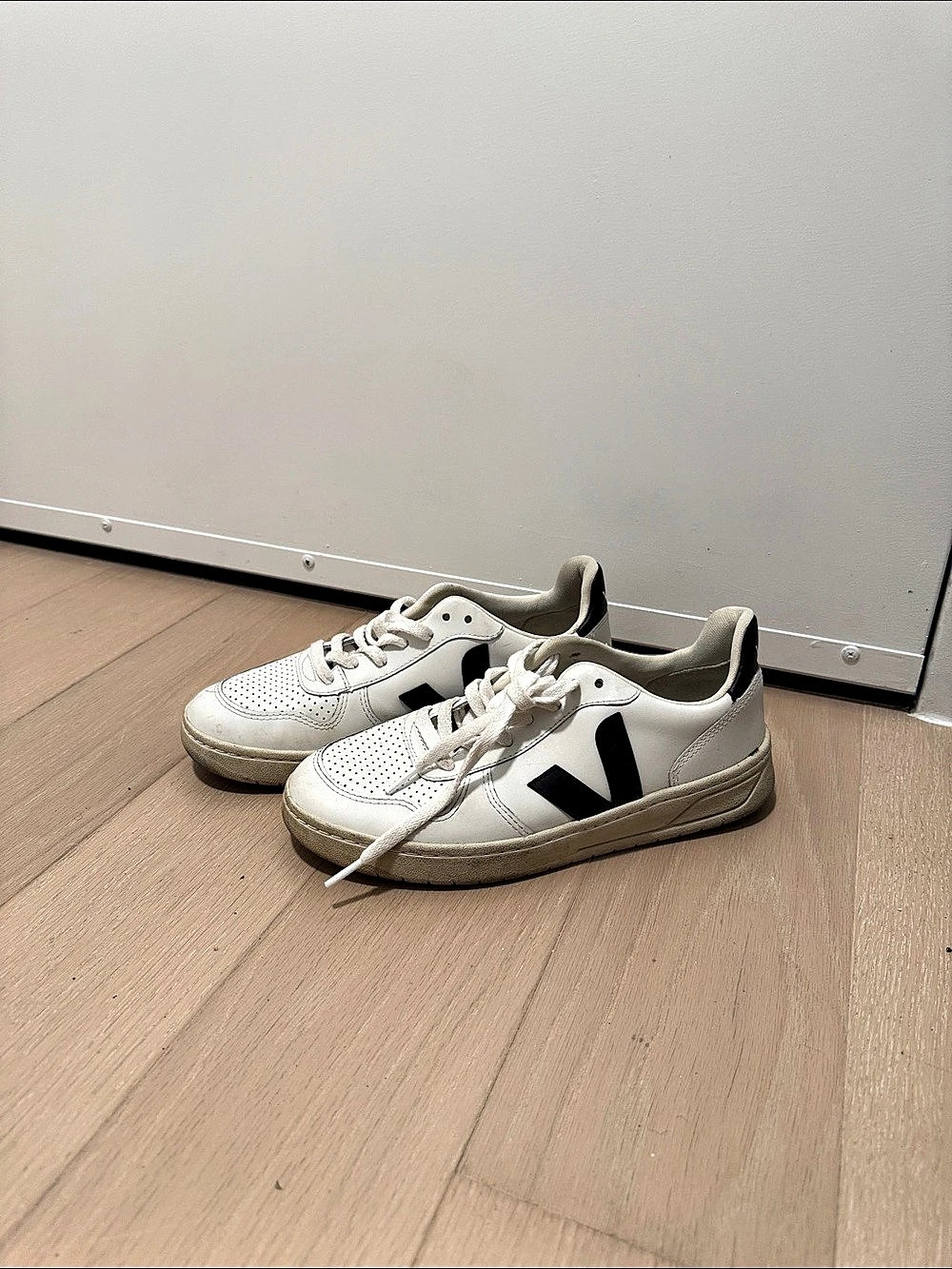 Veja Women's White & Black Sneakers